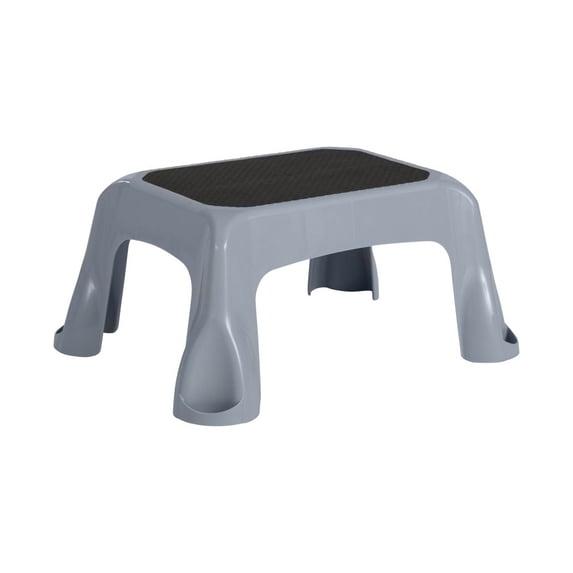 Rubbermaid 300 Pound Capacity Plastic Step Stool, Gray