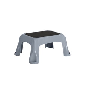 Rubbermaid Plastic Anti-Slip Gray Step Stool