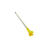Rubbermaid Commercial Gripper Vinyl-Covered Aluminum Mop Handle 1 1/8 dia x 60 Gray/Yellow H236