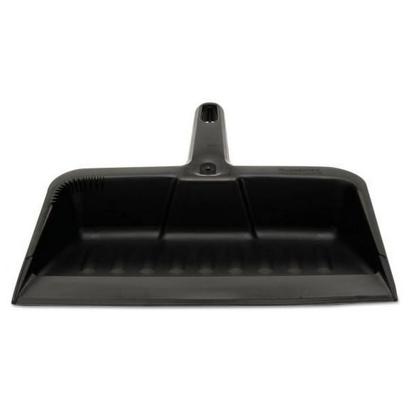 Rubbermaid Heavy-Duty Dustpan, 8.25 x 12.25 , Polypropylene, Charcoal