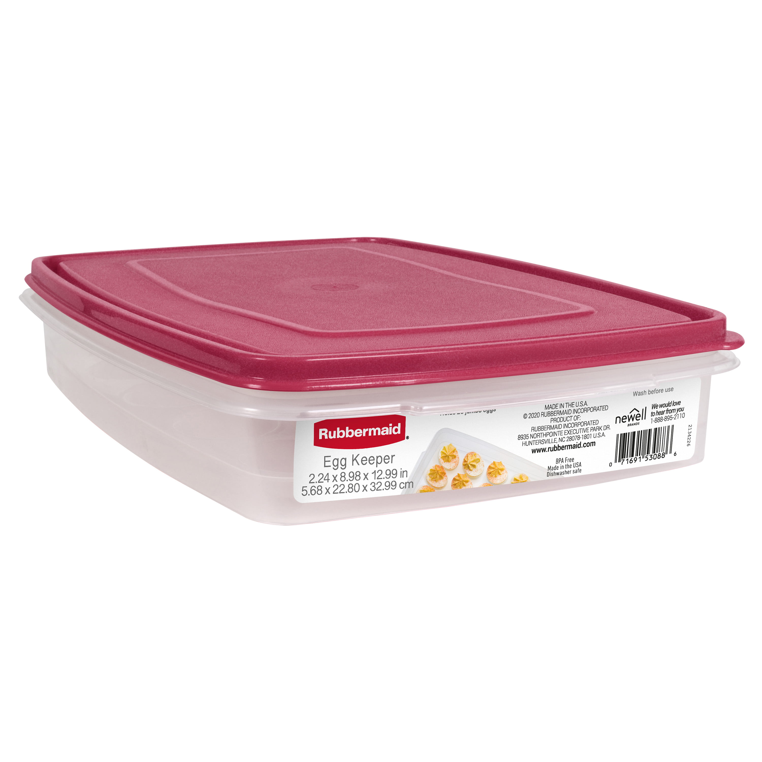 Rubbermaid Specialty Food Storage Containers, Egg Keeper 