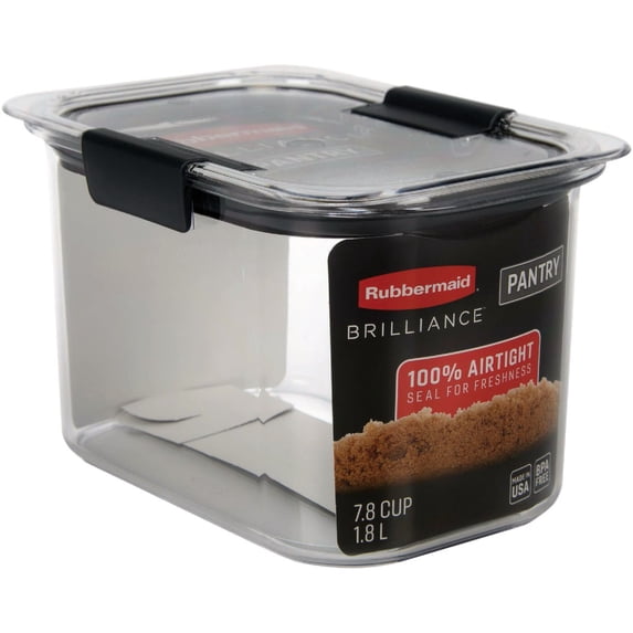 Rubbermaid Home Rubbermaid Brilliance Pantry Food Storage Container - Pack of 4