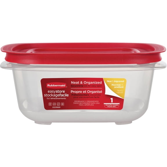 Rubbermaid Home Rubbermaid Easy Find Lids Food Storage Container - Pack of 4