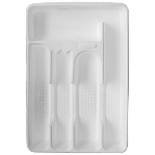 Rubbermaid Home Silverware Organizer, White