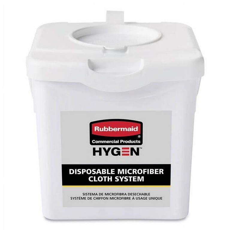Disposable Microfiber Charging Bucket, 7.92 x 7.75 x 7.44, White, 4/Carton Disposable Microfiber Charging Bucket, 7.92 x 7.75 x 7.44, White, 4/Carton
