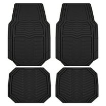 Rubbermaid Heavy-Duty Car Floor Mats, Thickened All-Weather Protection, Non-Slip, Easy Clean, Universal Fit for Cars, Trucks, and SUVs Black