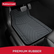 Rubbermaid Car Floor Mats Set, Lightweight Floor Mats,All-Weather Rubber  Car Mats, Non-Slip, Easy to Clean, Universal Fit for Cars, Trucks & SUVs, Gray