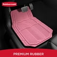 thumbnail image 1 of Rubbermaid Car Floor Mats,Heavy Rubber Car  Mats Set, Non-Slip,  Easy to Clean, Universal Fit for Cars, Trucks & SUVs,  Pink, 1 of 7