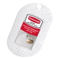 thumbnail image 1 of Rubbermaid INSTAMAT Tub Mat, Non-Slip Bath Mat Hangs on Showerhead for Fast Drying, BPA-Free TPE, 27.2" x 15.2", Clear, 1 of 9