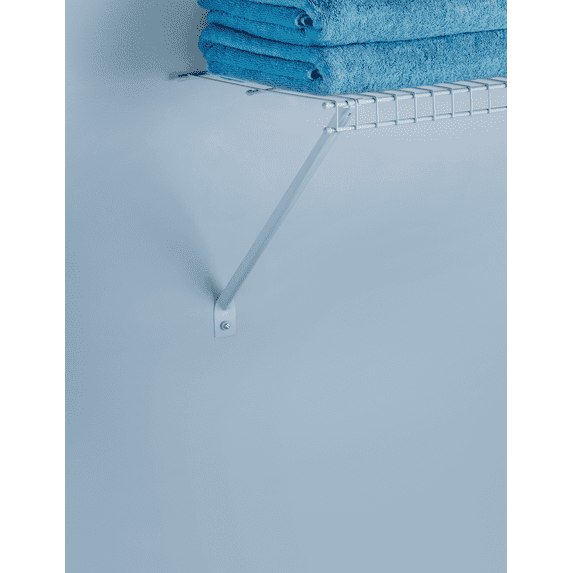 Rubbermaid Linen Closet Shelf with Hardware - Pack of 12 — Home & Garage Storage, Stackable Design