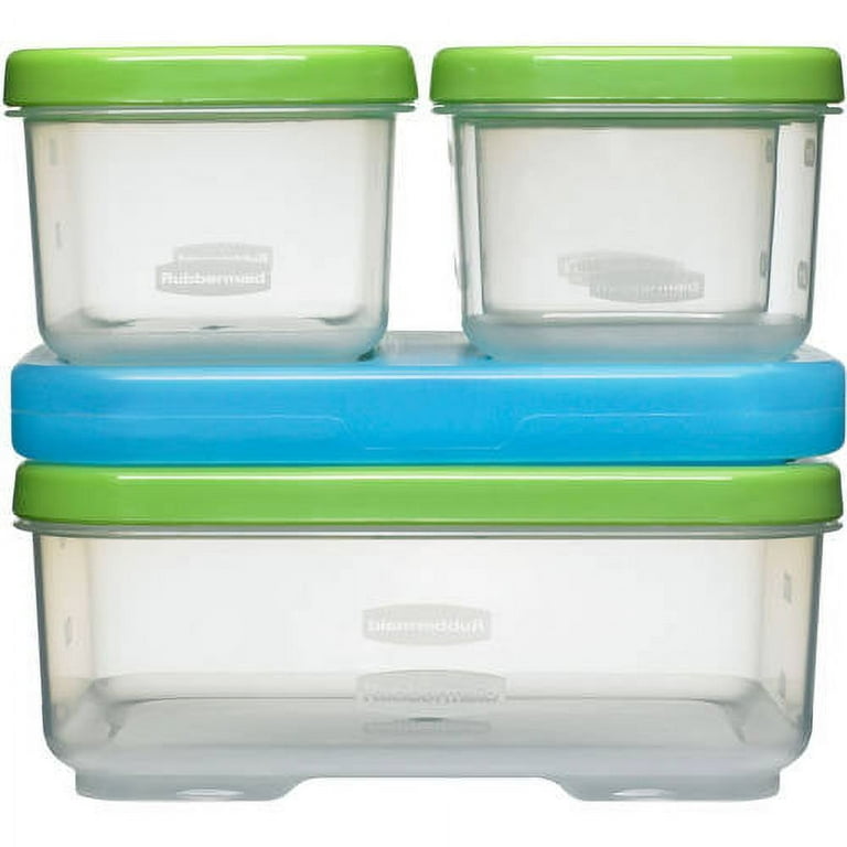 Rubbermaid Lunch Blox Sandwich Kit, with Side and Snack Containers, Tableware & Serveware