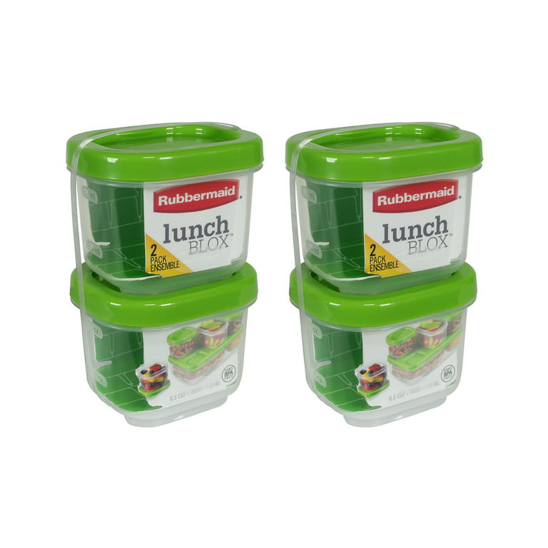 Rubbermaid LunchBlox Sandwich Container, Green 1