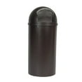 thumbnail image 1 of Rubbermaid Commercial Marshal Classic Container, Round, Polyethylene, 25gal, Brown - RCP817088BRO, 1 of 2