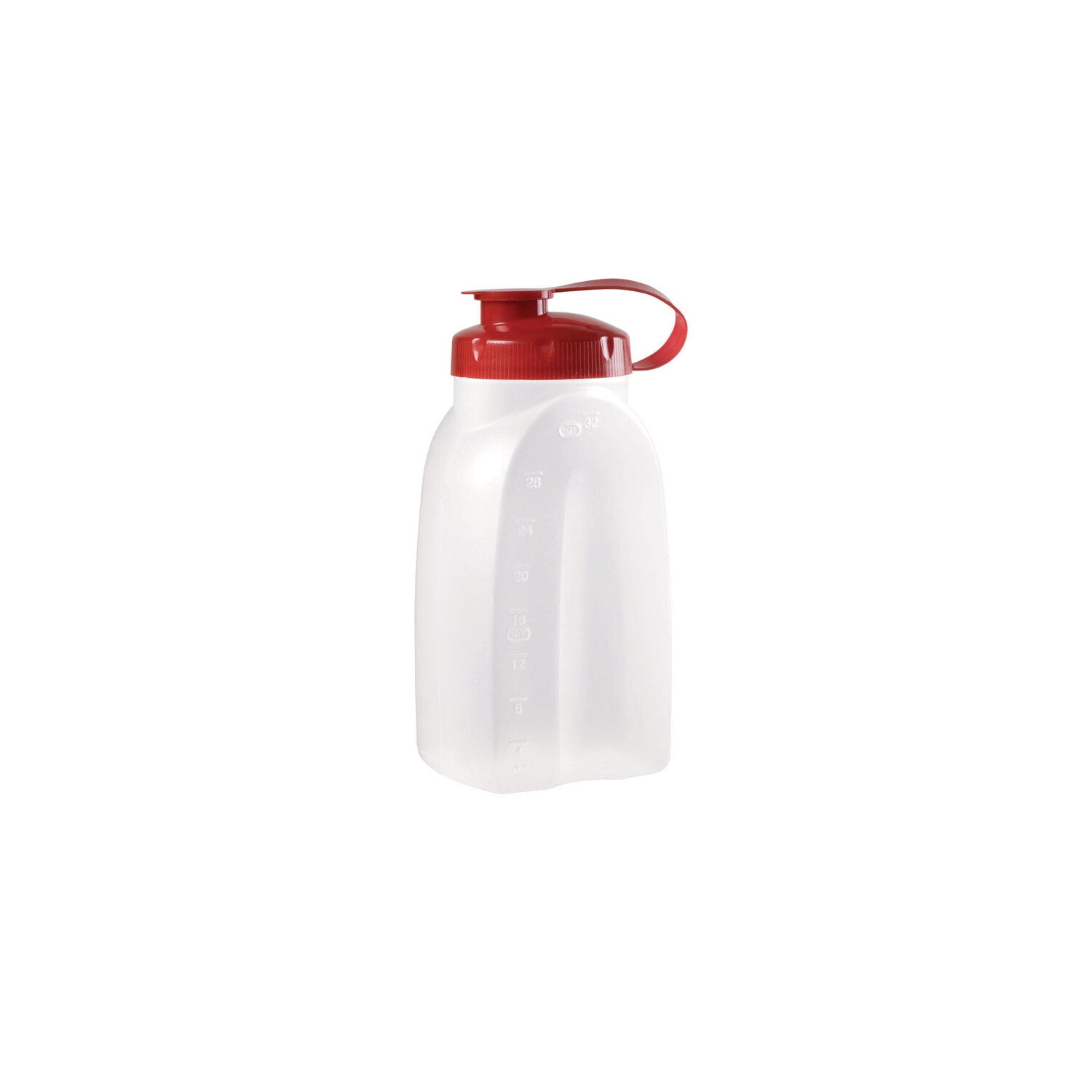 Rubbermaid, Beverage Storage, MixerMate Bottle for Pourin' and Storin', 2 Quart, Red, 2 quart, great for freezer use.