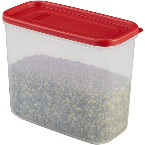 Rubbermaid Modular Canisters, Food Storage Container, 16 Cup, Racer Red