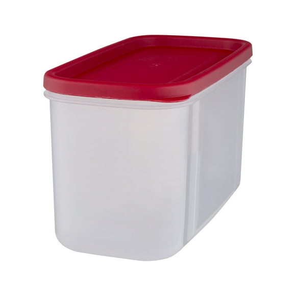 Rubbermaid Modular Canister Food Storage Container with Lid, 10 Cup, Red