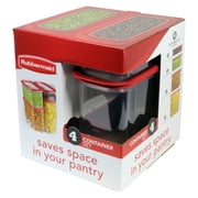 Rubbermaid Modular Pantry Canister Set, 8pcs, Clear