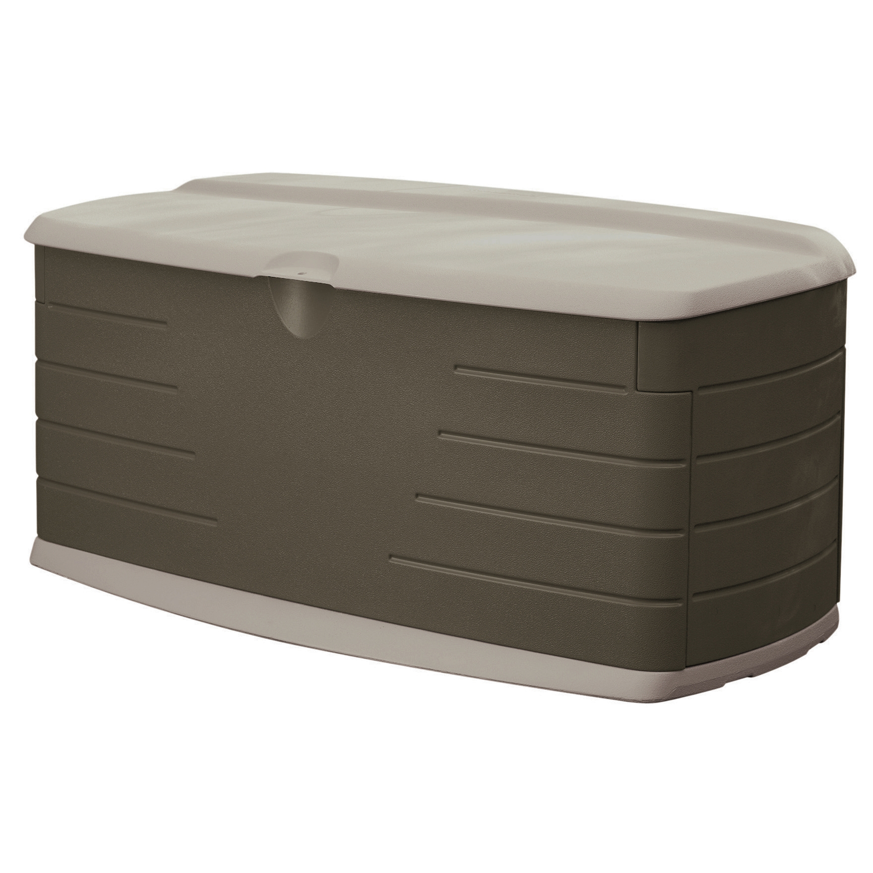 Rubbermaid Outdoor Large Deck Box with Seat, Green, 90 Gallon - image 1 of 5