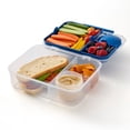 thumbnail image 1 of Rubbermaid Pack & Go 1.65 L Bento Box with Yogurt Pot, Meal Prep Container with Compartments and Dividers, 1 of 6