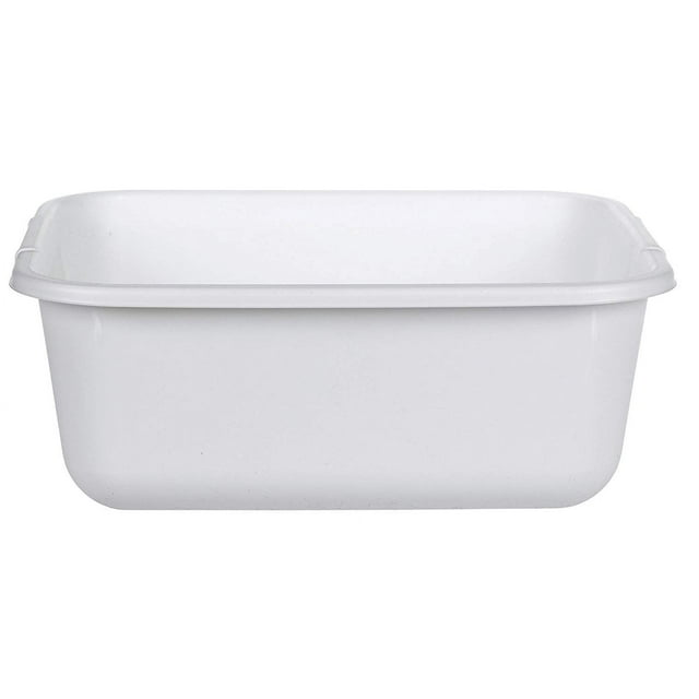 Rubbermaid Dish Pan, 11.4Quart, White FG295100WHT