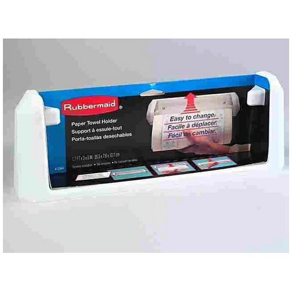 Rubbermaid Plastic Paper Towel Holder, White, Easy Tear Kitchen