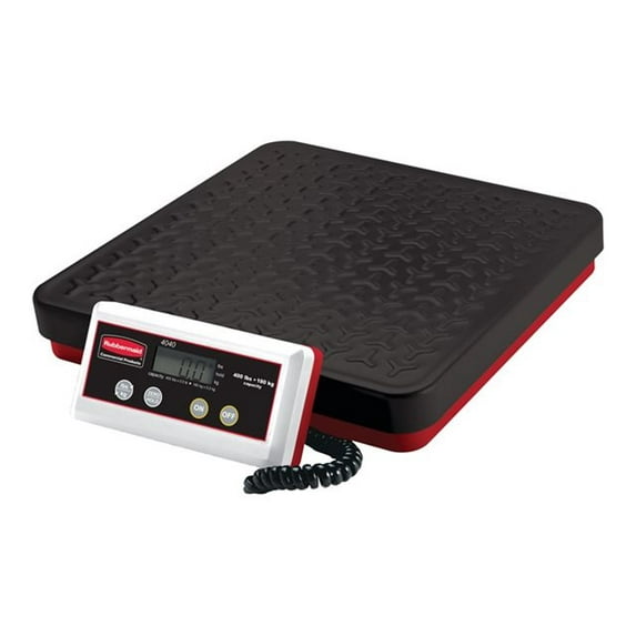 Rubbermaid Commercial Products Digital Food Service Receiving Scale, 400 lb. capacity, Black, (FG404088)