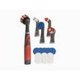 thumbnail image 1 of Rubbermaid Power Scrubber Complete Home Kit with Powered Handle & XL Head, Red & Gray, 18 Count, 1 of 7