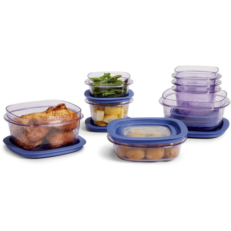 Rubbermaid Premier Flex & Seal Food Storage Set, 5 Cup, 3 Tritan