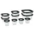 thumbnail image 1 of Rubbermaid Premier 20-Piece Food Storage Container Set with Easy Find Lids, Plastic, Gray, 1 of 3