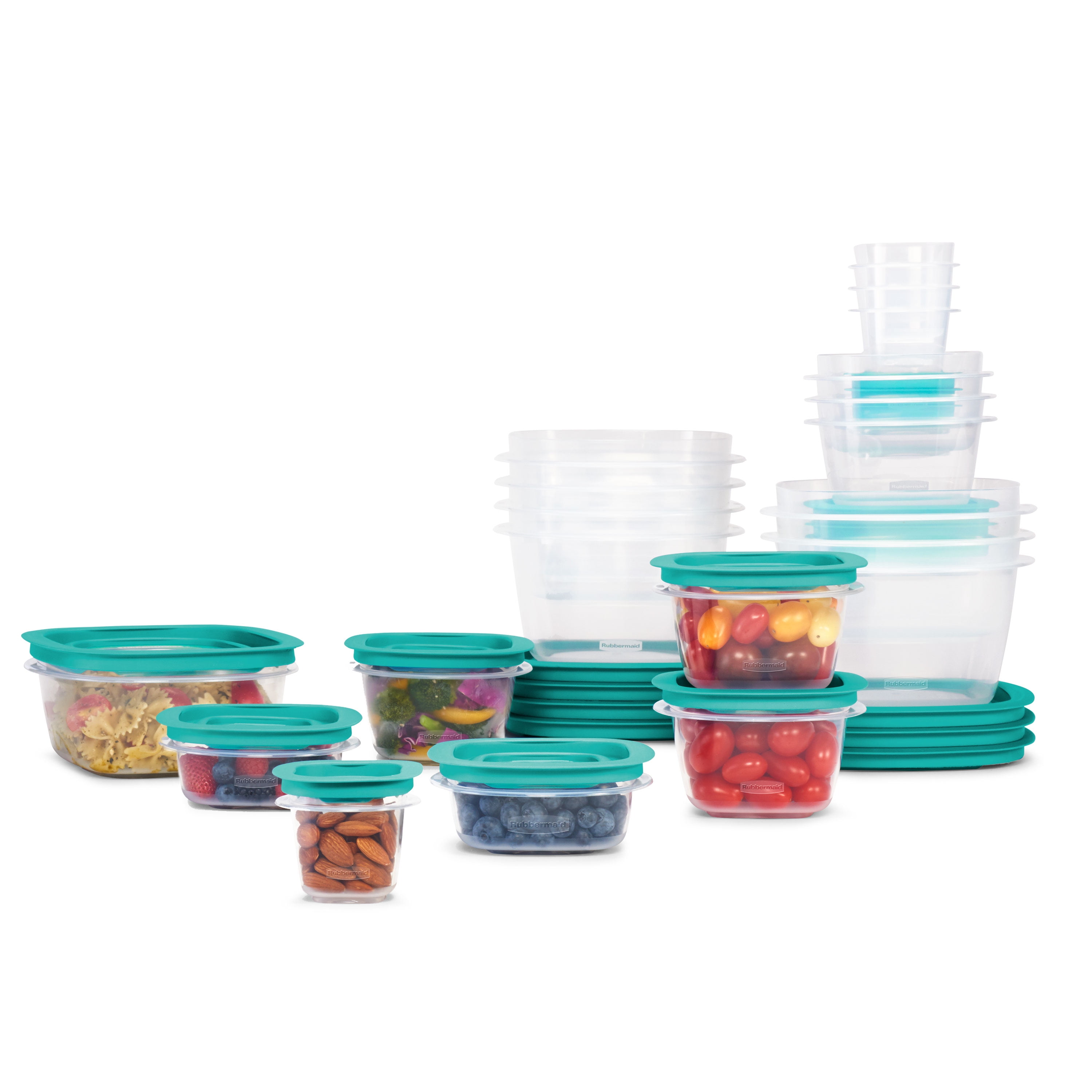 Rubbermaid FG7J9300FRESH Food Container Set, 2, 5, 14 Cup