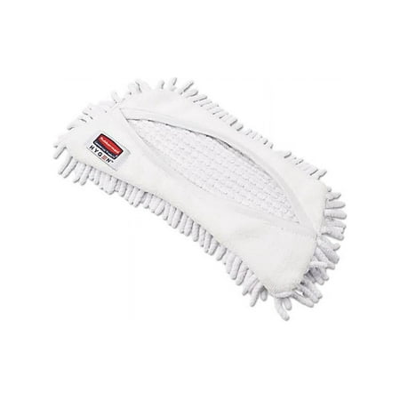 Hygen Flexi Frame Damp Mop Covers Microfiber White 8.9 X 5.9 | Total Quantity: 1