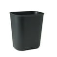 thumbnail image 1 of Rubbermaid Commercial Fire-Resistant Wastebasket Rectangular Fiberglass 3.5gal Black 254100BK, 1 of 2