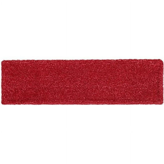 Rubbermaid RCP2132423CT 18 in. Flat Pad Mop, Red - Pack of 12