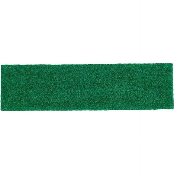 Rubbermaid RCP2132431 18 in. Adaptable Flat Mop Microfiber Pad, Green