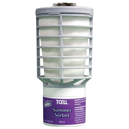 Rubbermaid TCell Air Freshener Dispenser Refill Summer Sorbet 6/Ctn FG402473