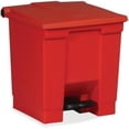 thumbnail image 1 of Rubbermaid RCP614300RED 8 gal Products Step-on Waste Container, Red, 1 of 1