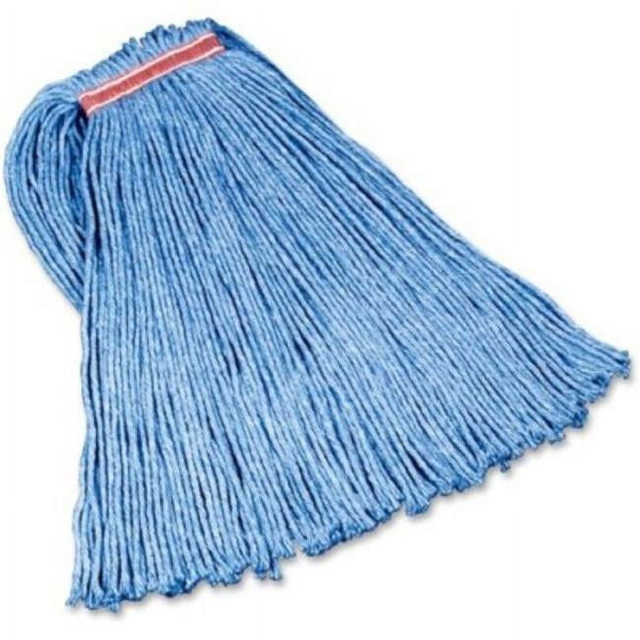 Medium Blue Cotton Blend Cut-End Mop Head
