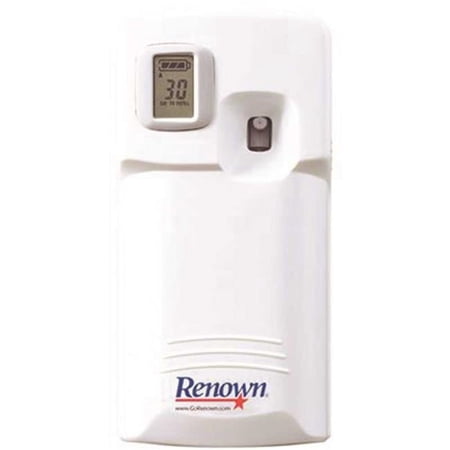 Rubbermaid REN03500-CT 3000 Series LCD Display Aerosol Dispenser, White