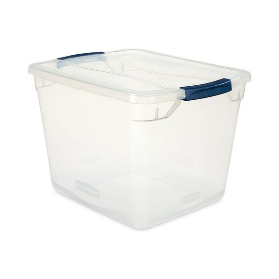 Rubbermaid RMCC300014 Clever Store Storage Container, 30 Quart