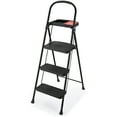 thumbnail image 1 of Rubbermaid RMS-3T 3-Step Steel Step Stool w/Project Tray, 225 lb Cap., 1 of 14