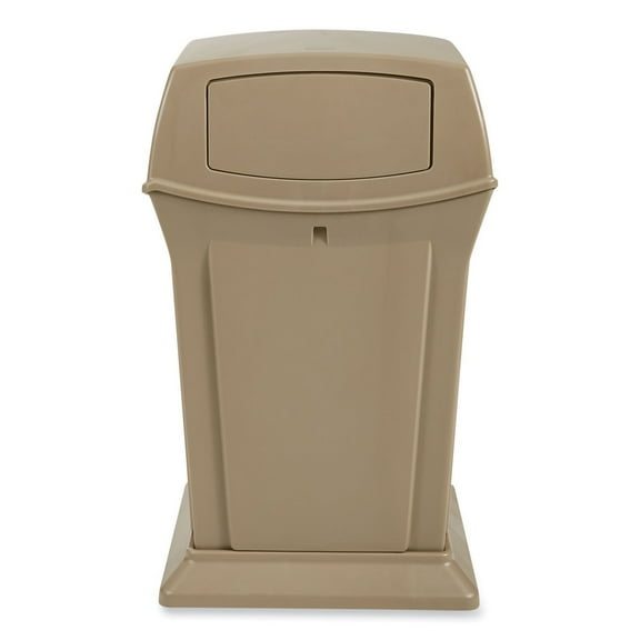 Rubbermaid Commercial FG843088BEIG Ranger 35-Gallon Fire-Safe Structural Foam Container - Beige
