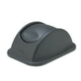 thumbnail image 1 of Rubbermaid Rectangular Free-swinging Plastic Lids, Black Rcp306600bk, 1 of 3