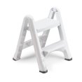 thumbnail image 1 of Rubbermaid Resistant To Rust and Dents Folding Step Stool, white, 1 of 1