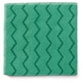 thumbnail image 1 of Rubbermaid Commercial Reusable Cleaning Cloths Microfiber 16 x 16 Green 12/Carton Q620, 1 of 2