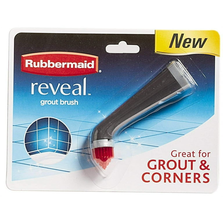 Rubbermaid Reveal Power Scrubber Pointed Grout Scrubber Head, 1839688 