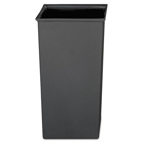 Rubbermaid Commercial Rigid Liner Square Plastic 24 2/3 gal Gray 3566GRA
