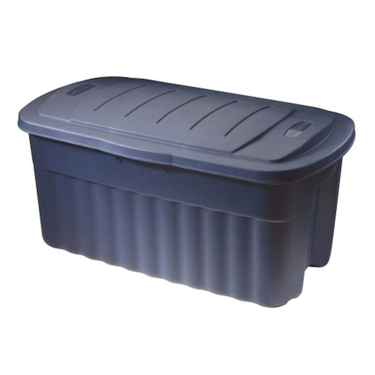 Rubbermaid Roughneck 40 gal Blue Heavy Duty Storage Stackable