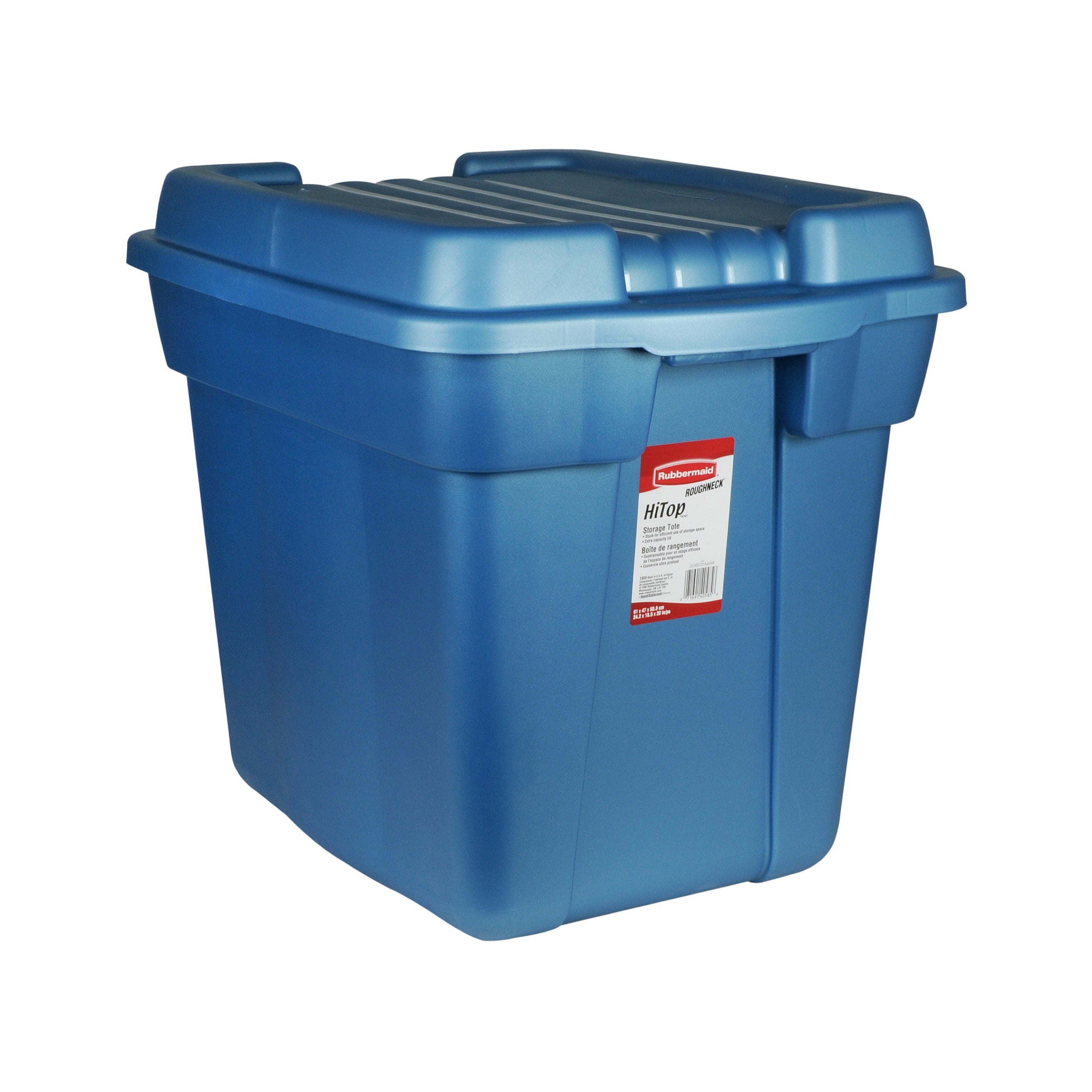 Rubbermaid Roughneck Storage Box with Lid - Indigo, 1 - Fred Meyer