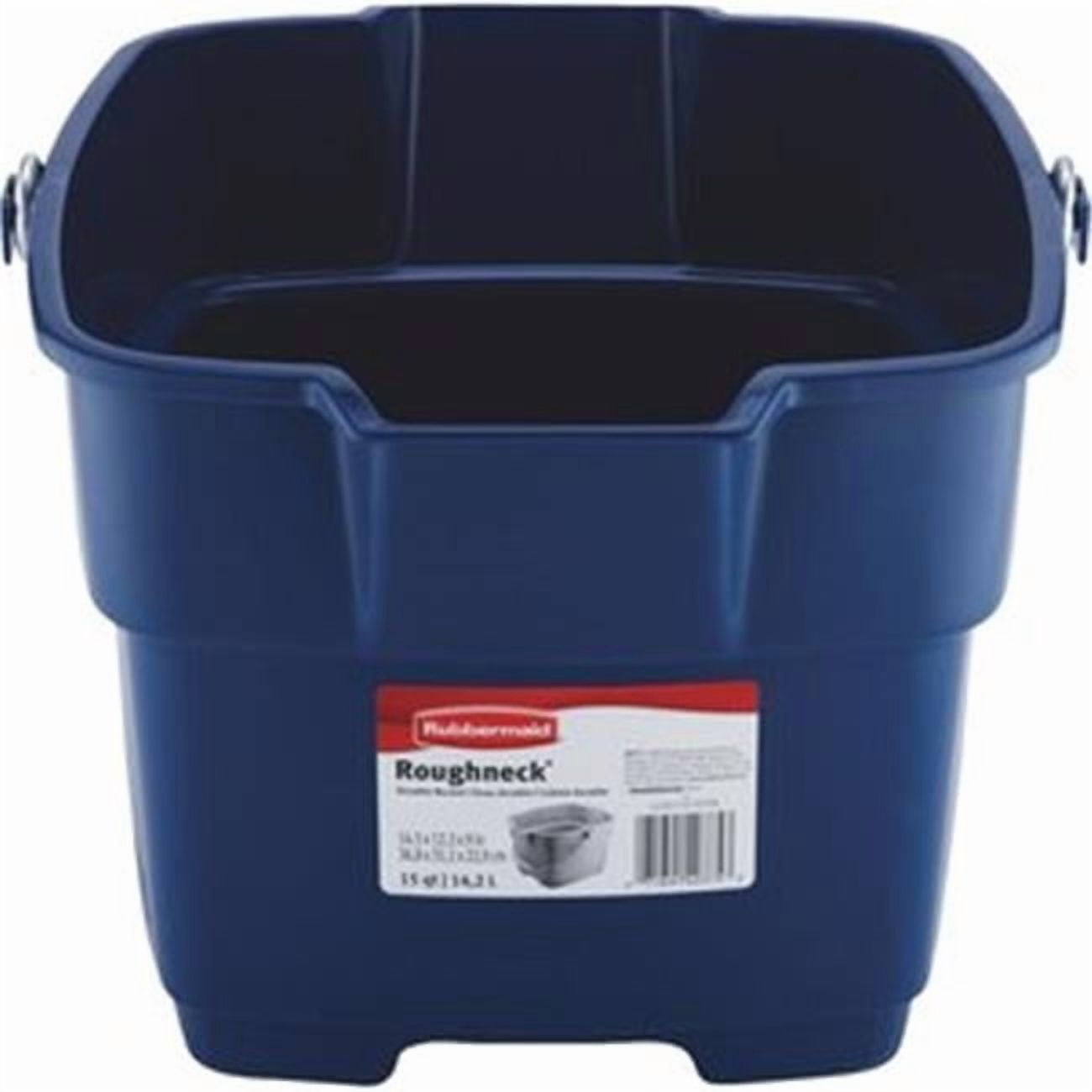 Rubbermaid Roughneck Multi Purpose Cleaning Bucket 15 Quart - Blue FG287100ROYBL