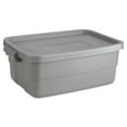 thumbnail image 1 of Rubbermaid Roughneck Storage Box, 10 gal, Steel Gray, 1 of 2